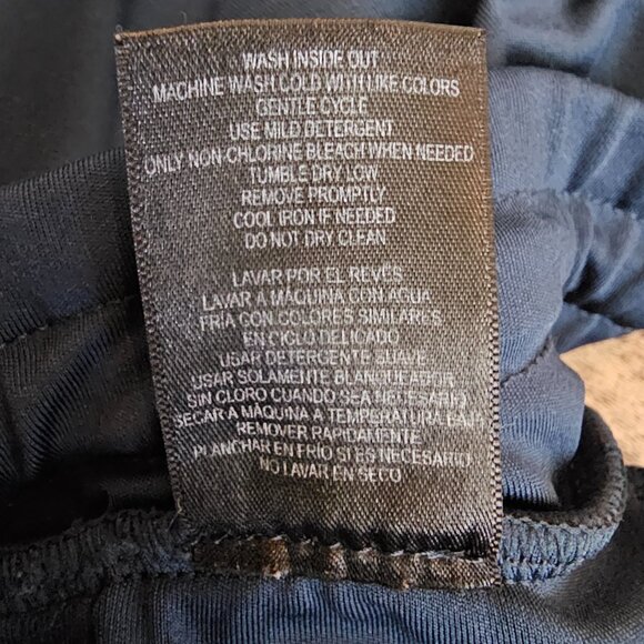 32 Degrees Athletic Drawstring Shorts, M, Dark Blue - Picture 8 of 8